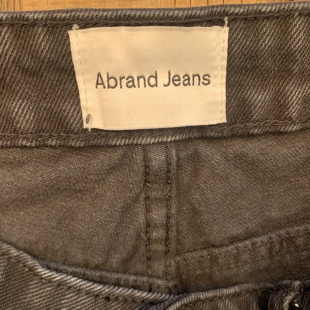 NWTS Abrand High Rise Black Distressed Jean Shorts